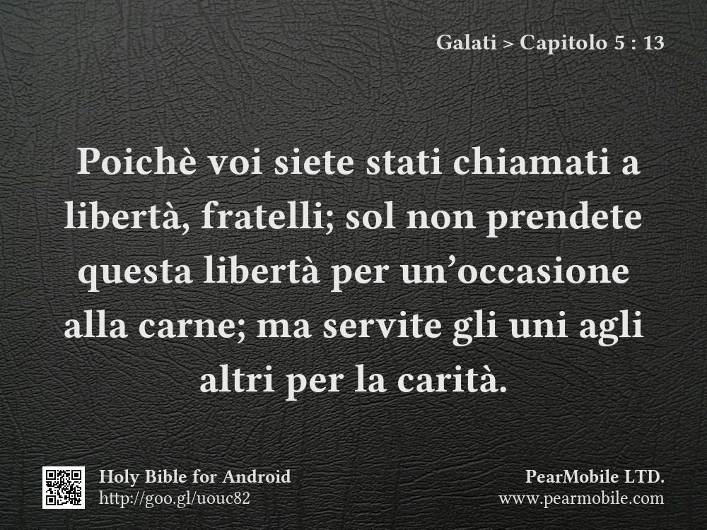 Galati, Capitolo 5:13